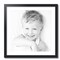 ArtToFrames 24x24" Matted Picture Frame with 20x20" Single Mat Photo Opening Framed in 1.25" Black and 2" Mat (FWM-3926-24x24)